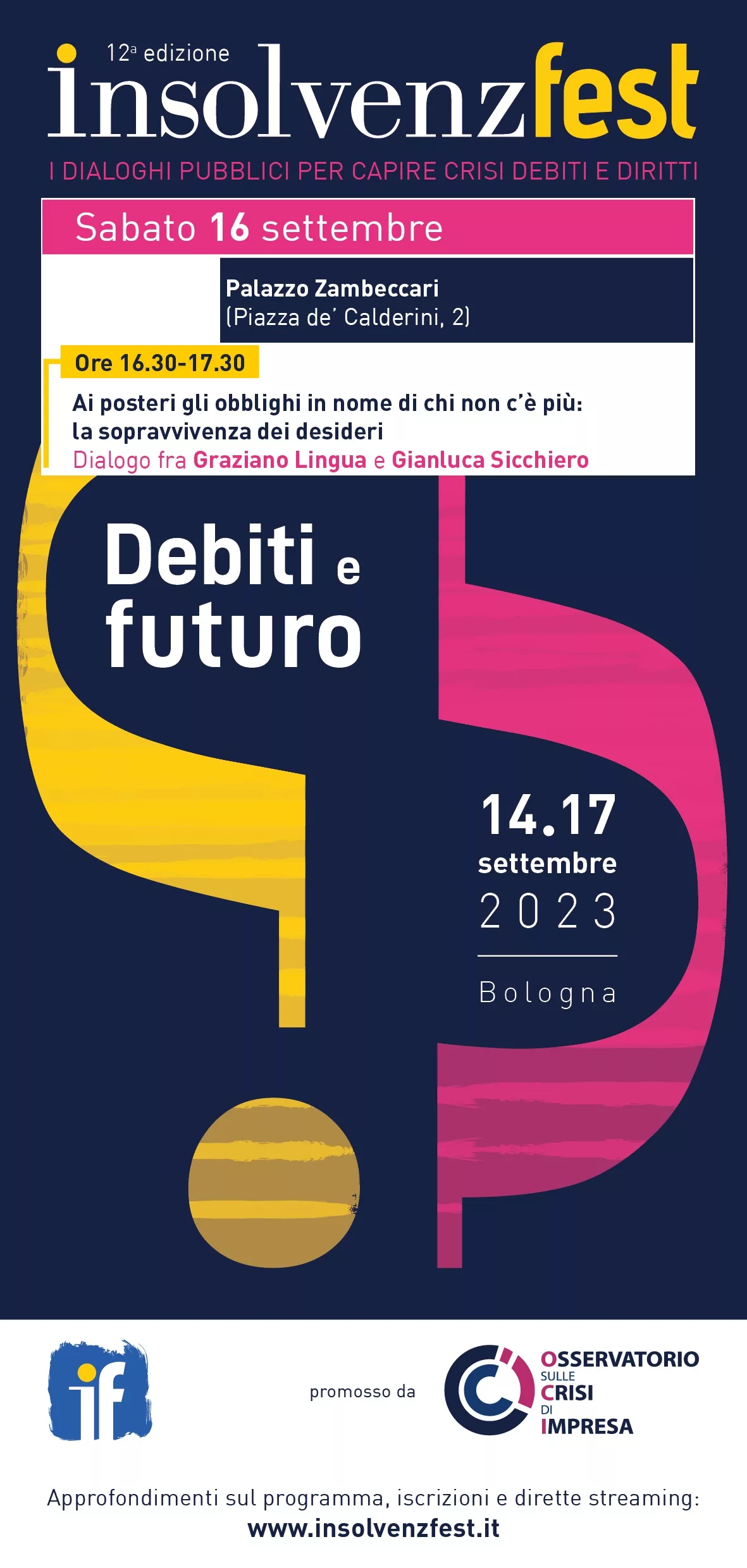 Insolvenzfest Bologna – dialoghi su debiti e futuro